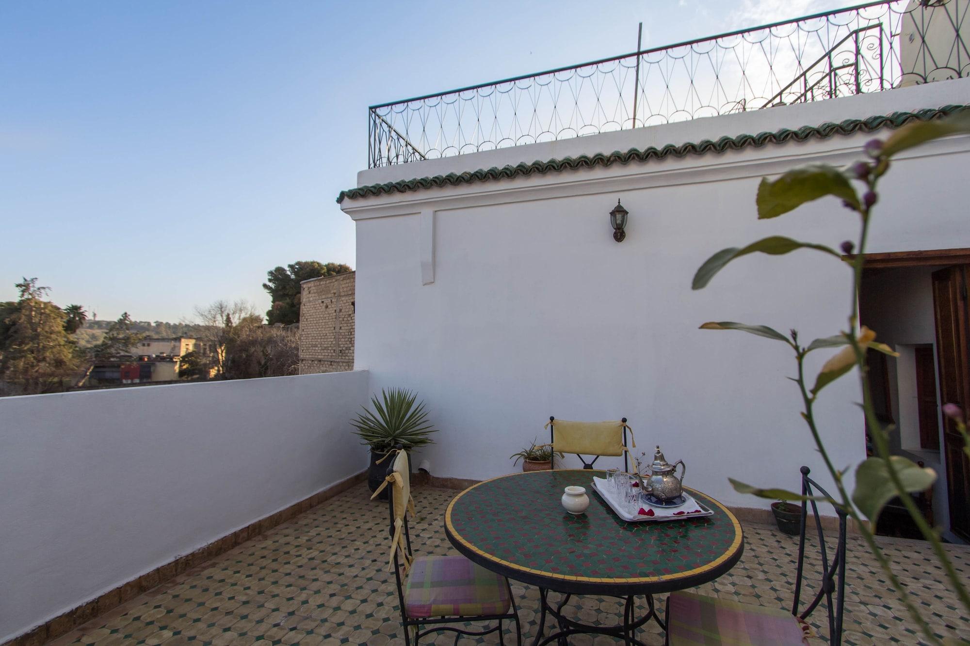 Riad - Dar Al Andalous Fès Exteriör bild