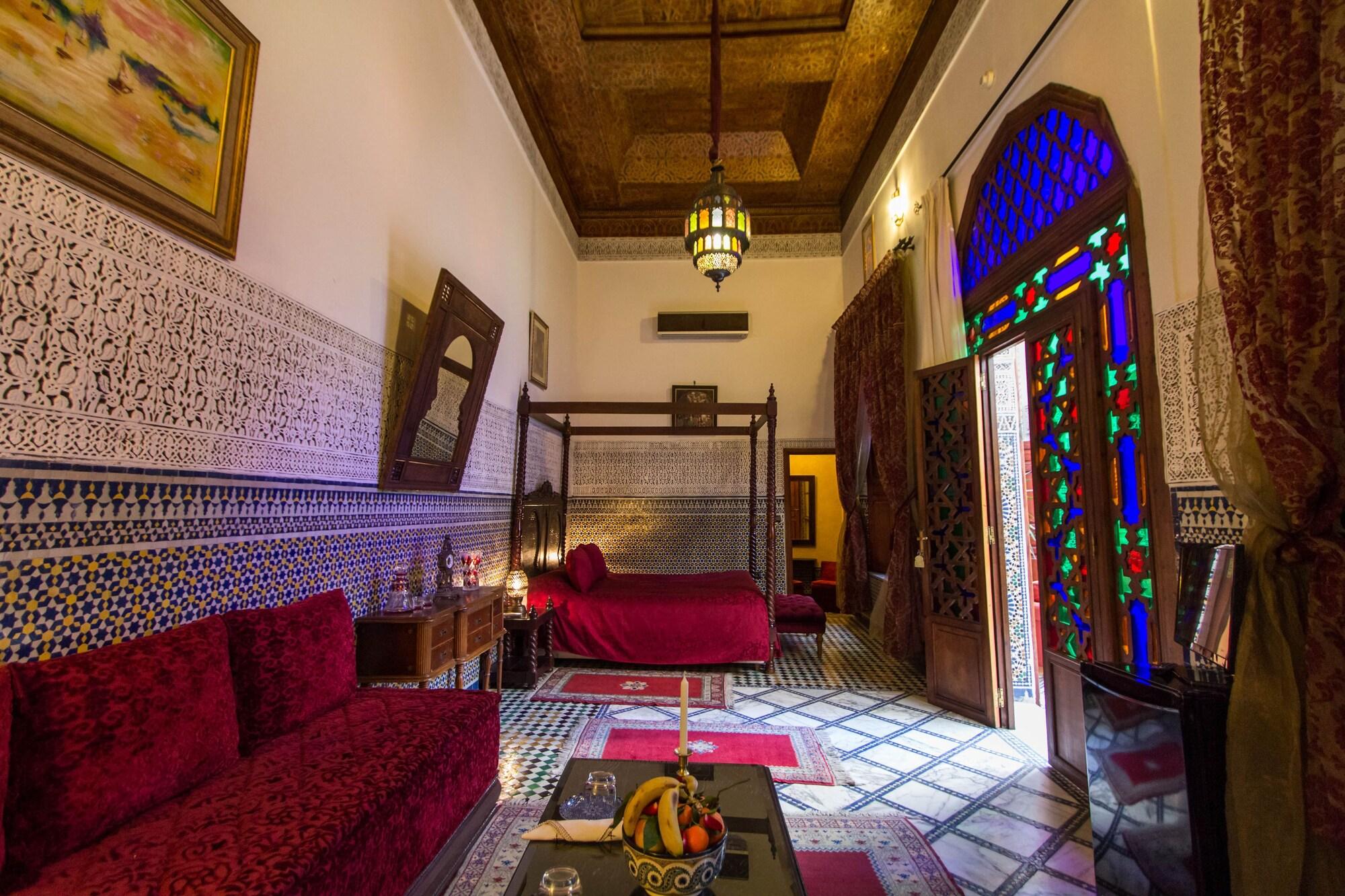Riad - Dar Al Andalous Fès Exteriör bild