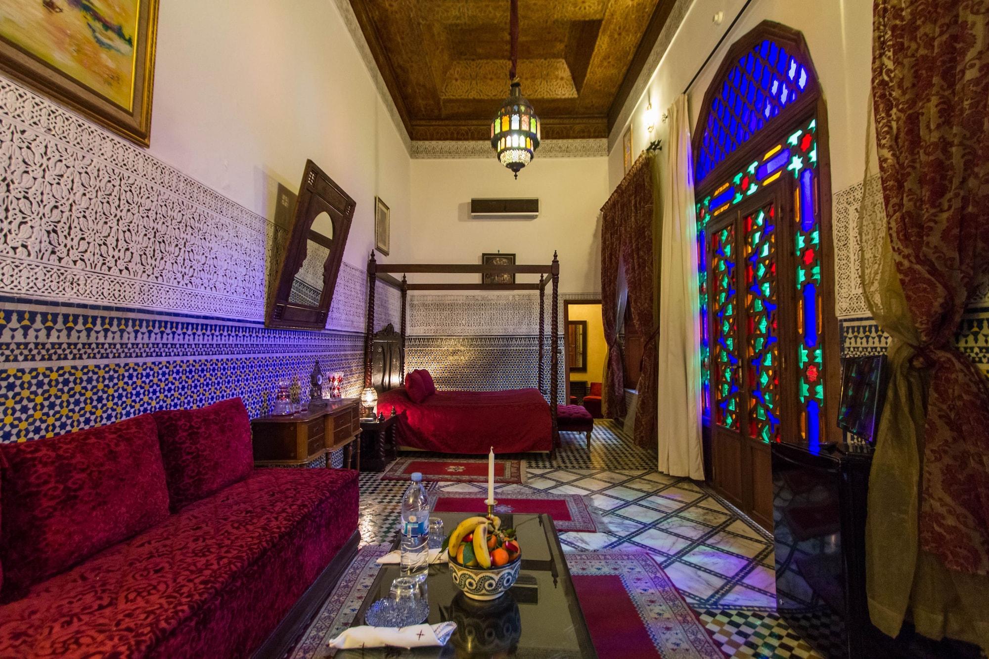 Riad - Dar Al Andalous Fès Exteriör bild