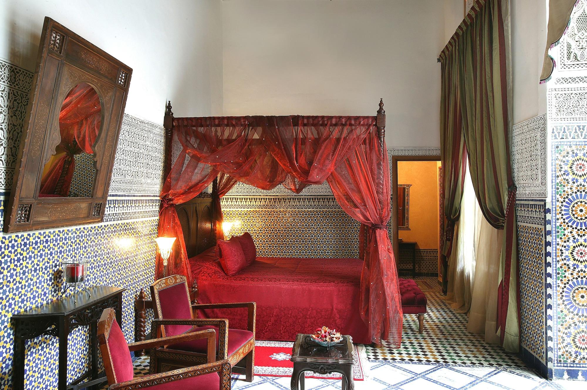 Riad - Dar Al Andalous Fès Exteriör bild