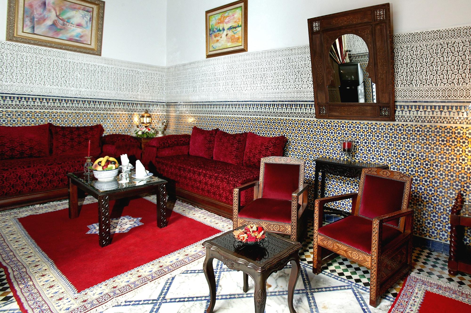 Riad - Dar Al Andalous Fès Exteriör bild