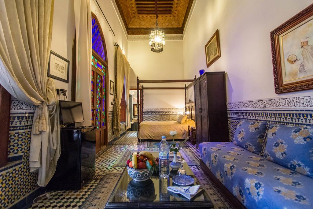 Riad - Dar Al Andalous Fès Exteriör bild