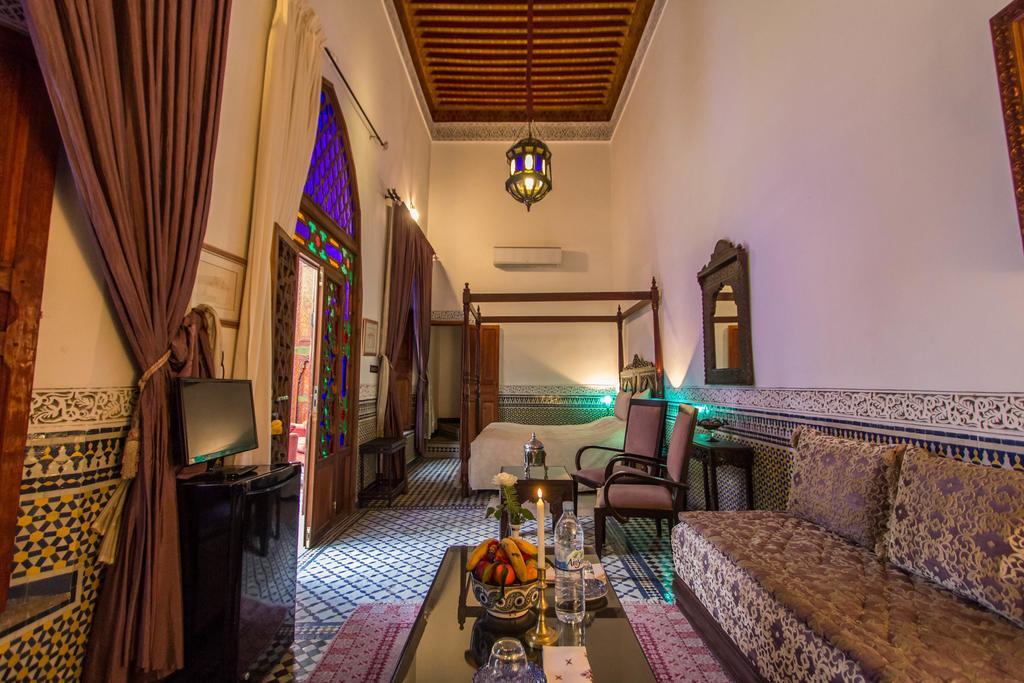 Riad - Dar Al Andalous Fès Exteriör bild